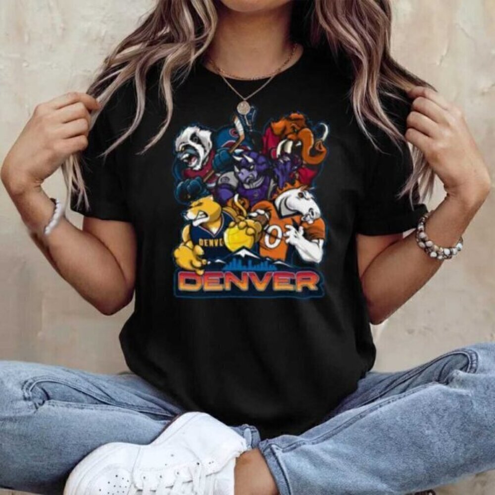 Denver Sports Mascots Unite T Shirt